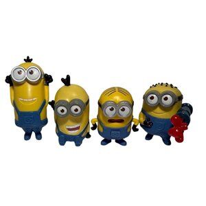 Despicable Me Minions McDonalds 2013 Collectible Figures Set Of 4
